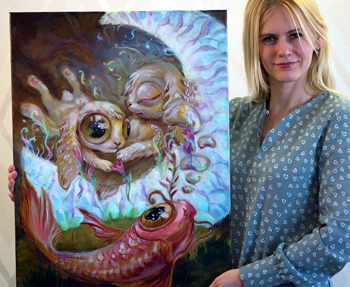 My 41 Whimsical Paintings Create Alternative Worlds