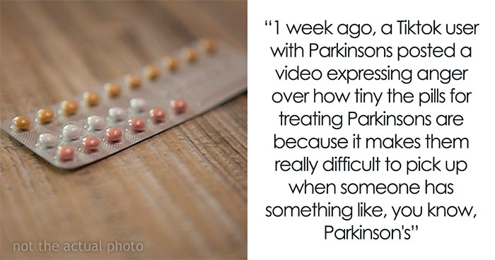 Guy Struggles Picking Up His Parkinson’s Meds, TikToker Helps By Designing Pill Bottle For People With Shaky Hands