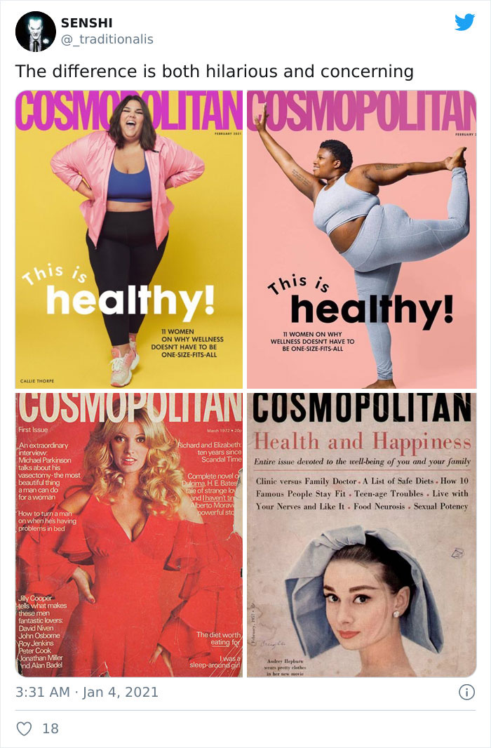 People Are Not OK With These Cosmopolitan Covers That Ignore The Relationship Between Obesity And Covid