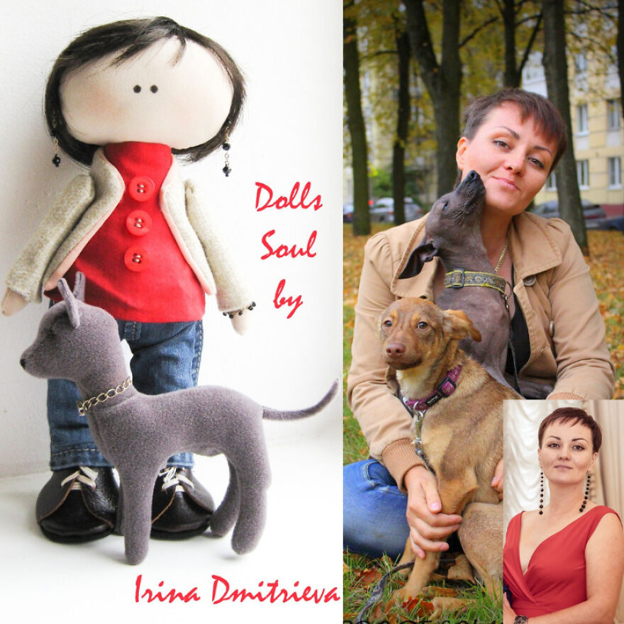 I Create Portrait Dolls From Fabric (7 Pics)