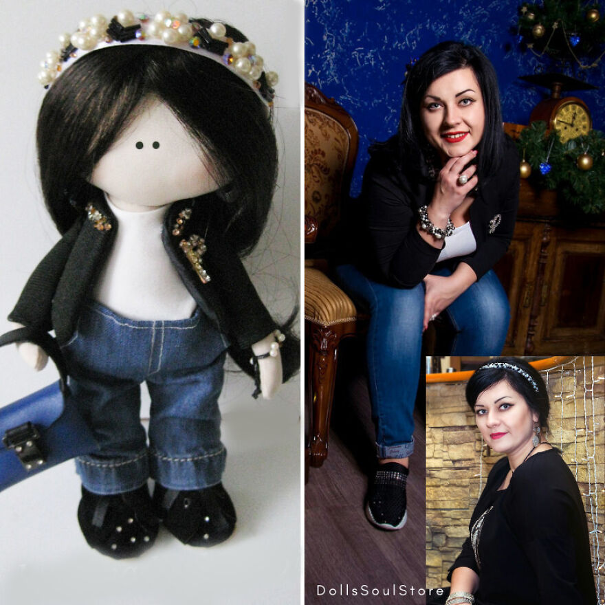 I Create Portrait Dolls From Fabric (7 Pics)