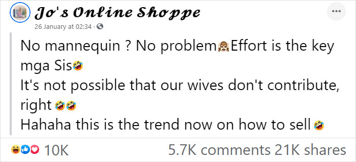 Wife Turns Her Unsuspecting Sleeping Husband Into A Model To Sell Her Clothes Online And It Goes Viral