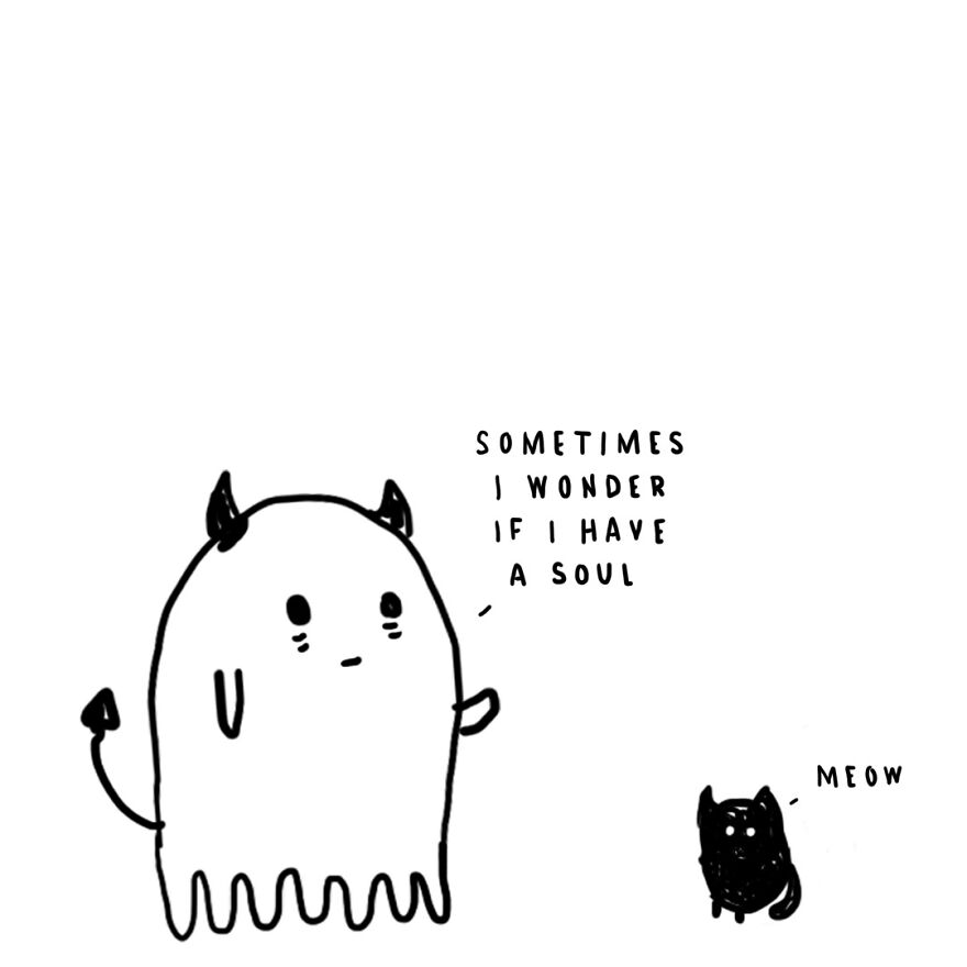 I Make Art Inspired By My Love Of Minimalism And Shadow Creatures