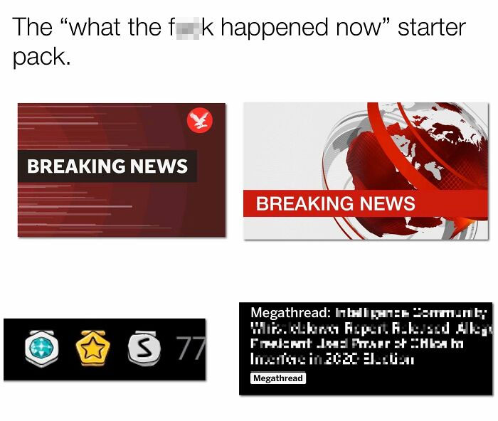 “Wtf Happened Now” Starter Pack