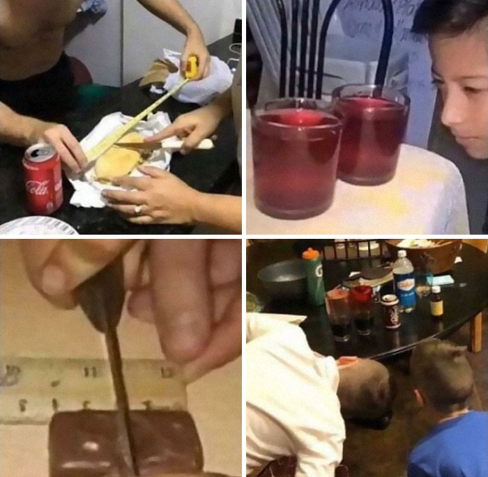 Four-panel funny starter pack meme with various humorous scenarios.