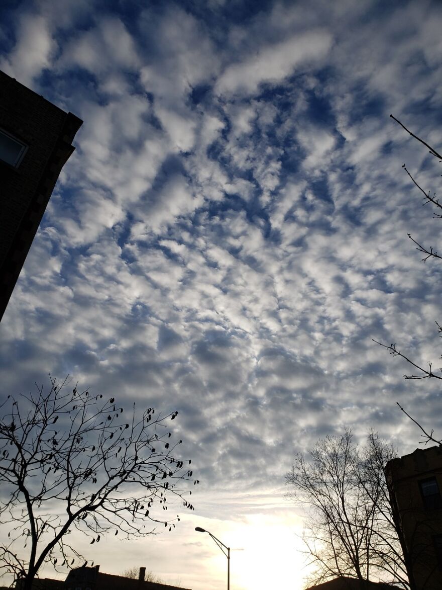 This Was Out My Window. A Storm Was Coming In And This Was Gone In About 10 Seconds. I'm Glad I Caught It.