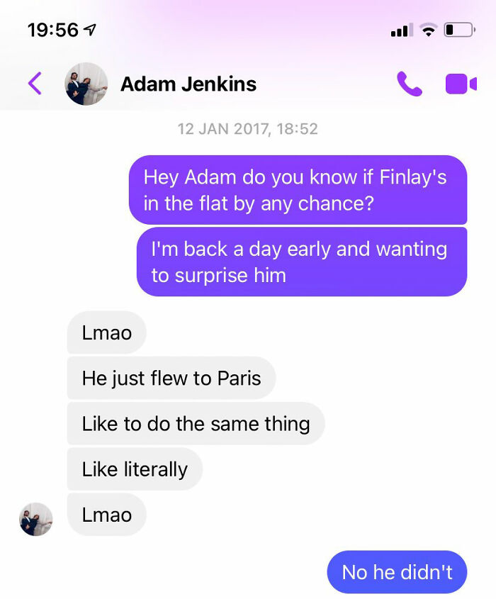 Girl Flies Abroad To Surprise Her Boyfriend Only To Find Out He Did The Same For Her, And 611K People On Twitter Are Cracking Up Girl Flies Abroad To Surprise Her Boyfriend Only To Find Out He Did The Same For Her, And 611K People On Twitter Are Cracking Up