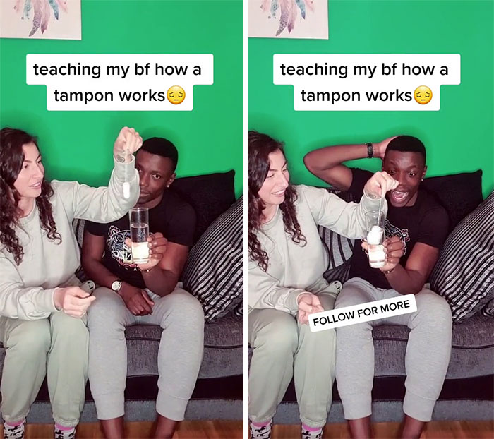 TikTok Trend Shows Men Reacting To How A Tampon Works And Their Genuine Surprise Illustrates The Need For Better Sex Ed TikTok Trend Shows Men Reacting To How A Tampon Works And Their Genuine Surprise Illustrates The Need For Better Sex Ed