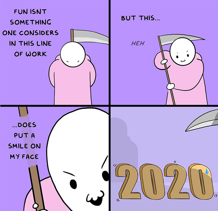 My New Comics About The Brighter Side Of The Grim Reaper Are Here To Get You Through Lockdown (20 Pics)