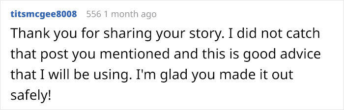 Woman Avoids A Creepy Stalker By Following Safety Tips She Found On Reddit Woman Avoids A Creepy Stalker By Following Safety Tips She Found On Reddit