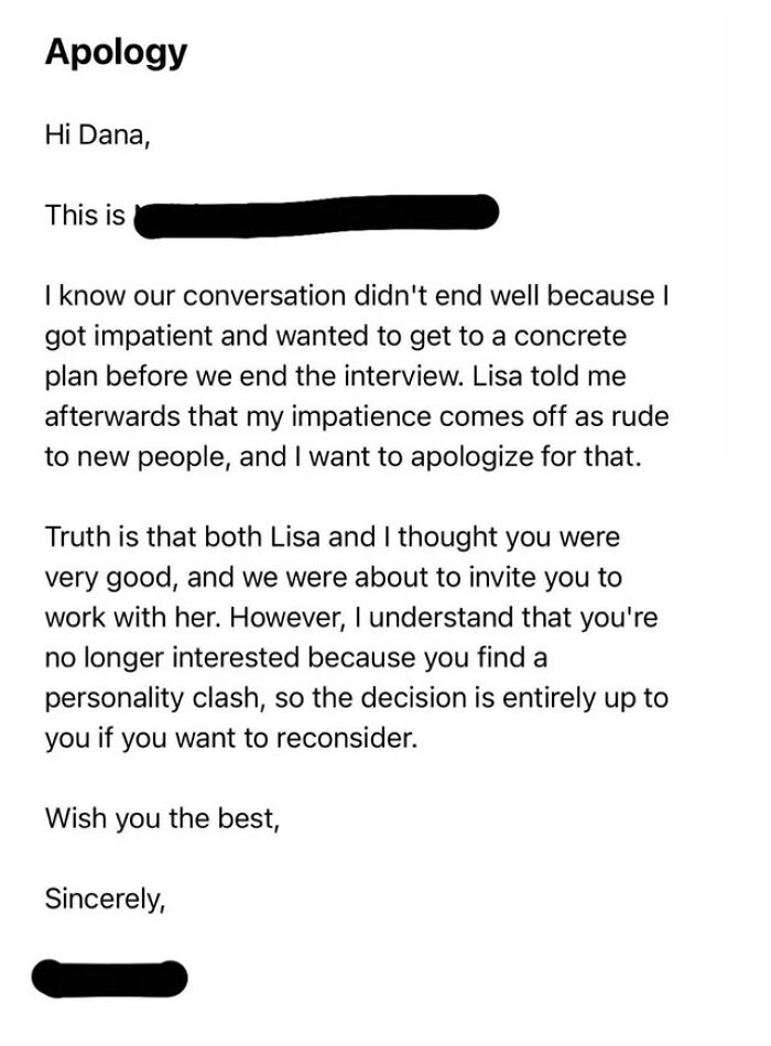 When The Boss Is Rude, But Perhaps You Are Still Interested In The Job