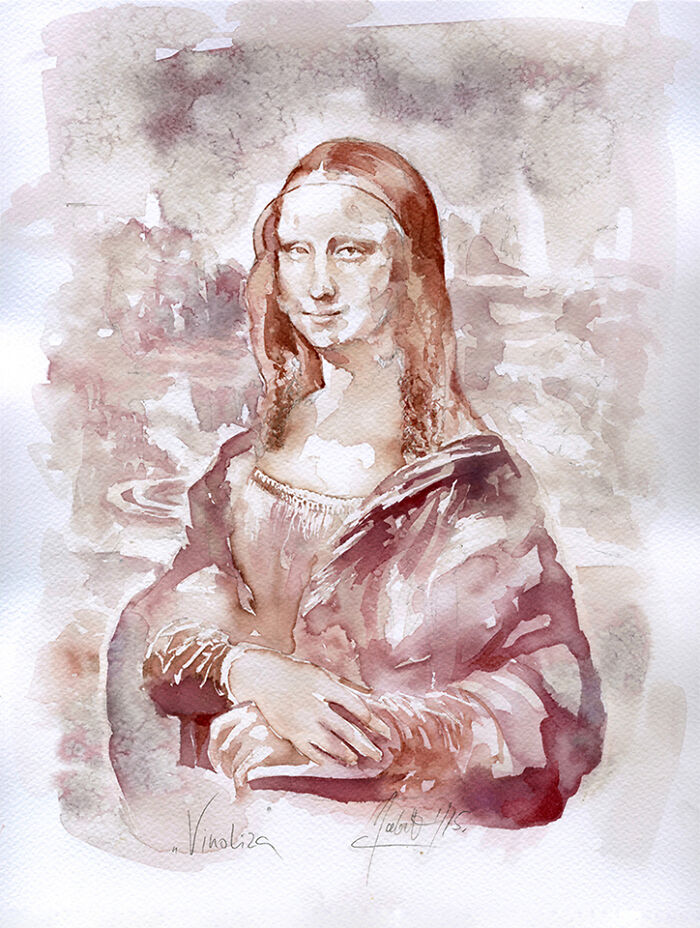 Serbian Artist Sanja Jankovic Turns Wine Into Art