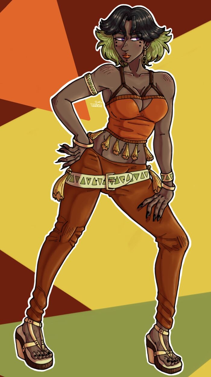 A Drawing I Made A Few Months Ago Of An Oc, I’m Pretty Proud Of It :)