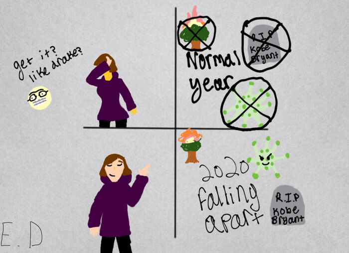 I Had To Draw This One For A School Project, Nine Of My Other Covid Memes Would Fit