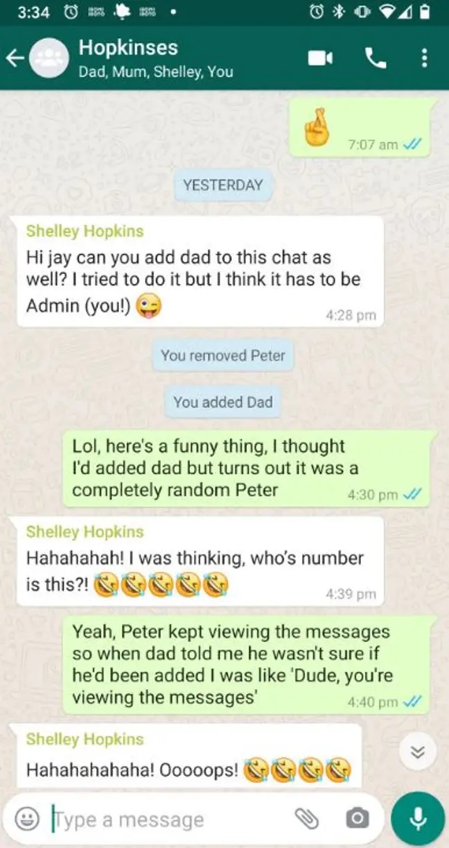 Man Shares Story Of Random Guy Being Added To His Family Chat Instead Of His Actual Dad, 78K Tweeters Are Cracking Up