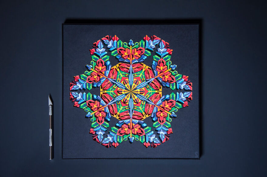 I Made Paper Artworks That Captured The Memories Of A Snowflake
