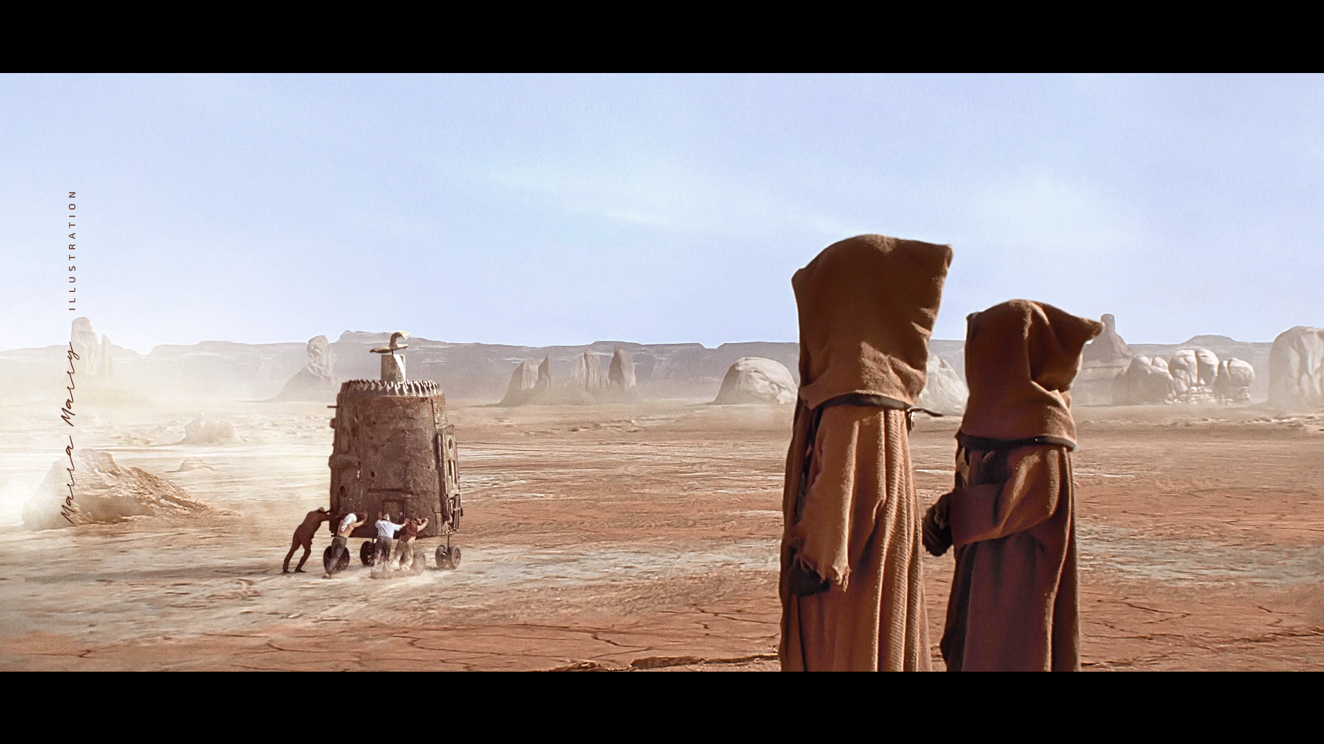 What If … The Events Of My Favorite Film “Kin-Dza-Dza” Would Not Take Place On Plyuk, But In The Star Wars Universe, On Tatooine?