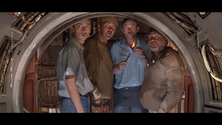 What If ... The Events Of My Favorite Film "Kin-Dza-Dza" Would Not Take Place On Plyuk, But In The Star Wars Universe, On Tatooine?