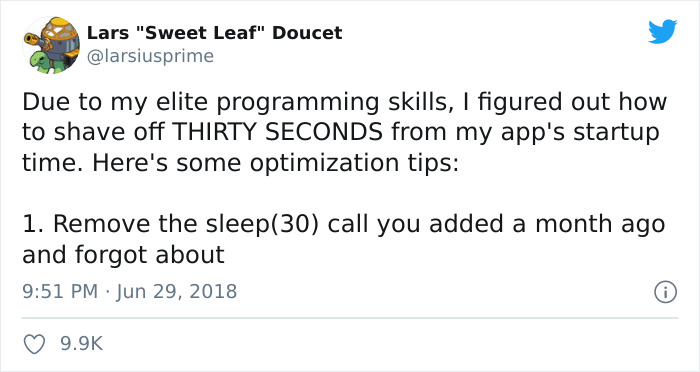 Optimizing Startup Times