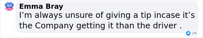 Struggling Uber Eats Driver Asks Customers To Leave Tips Struggling Uber Eats Driver Asks Customers To Leave Tips