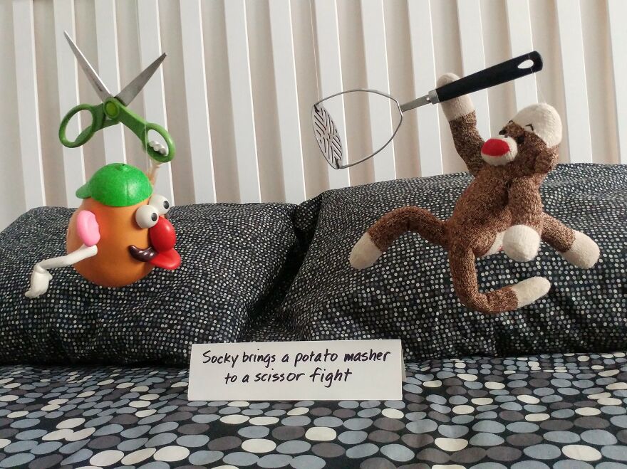 Covid-19-Entertainment-Husband-Sock-Monkey-Socky