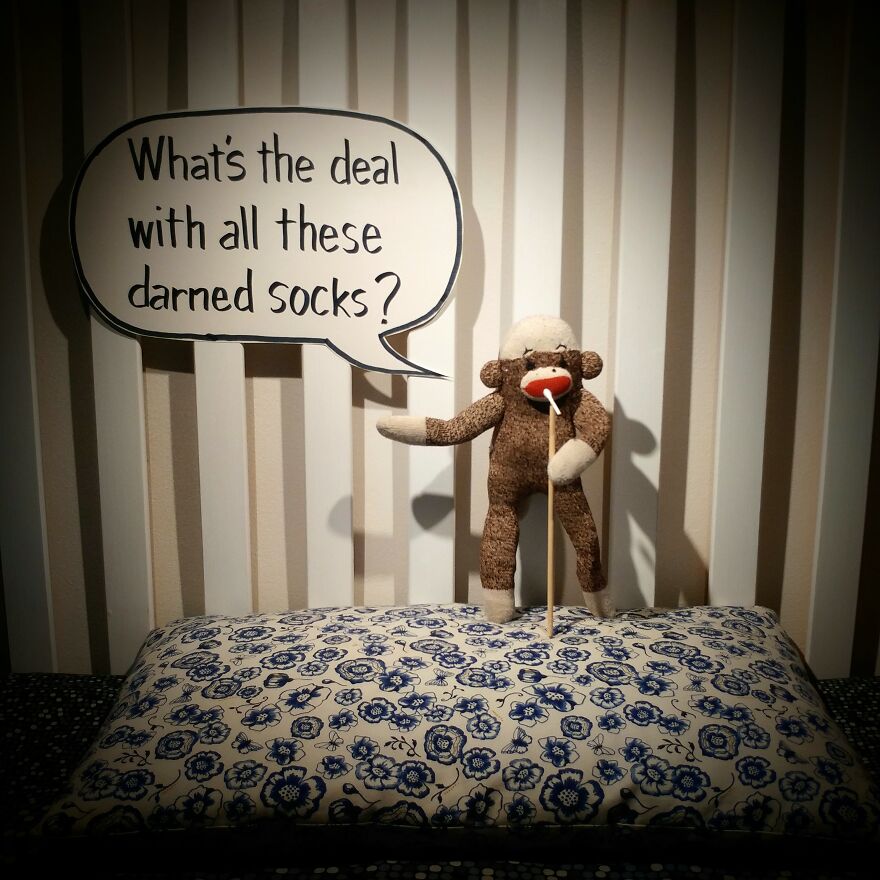 Covid-19-Entertainment-Husband-Sock-Monkey-Socky