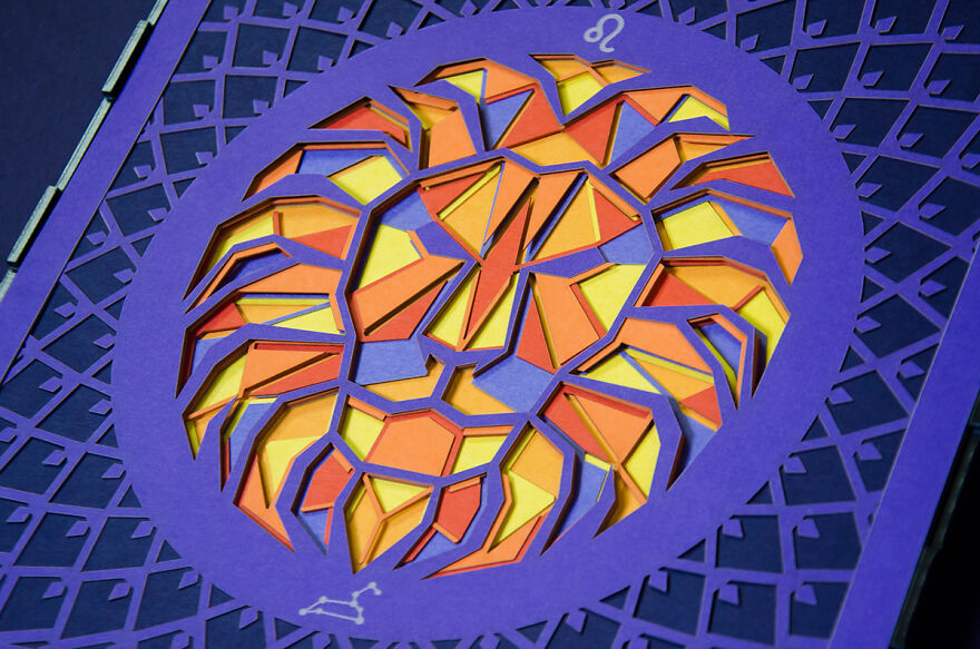 I Made A Paper Cut Illustration For Each Of The Zodiacs I Made A Paper Cut Illustration For Each Of The Zodiacs