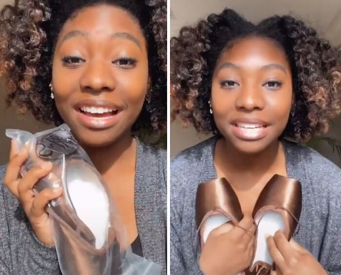 After Years Of Covering Her Pointe Shoes In Makeup, 18-Year-Old Ballerina Finally Gets A Pair That Matches Her Skin Color After Years Of Covering Her Pointe Shoes In Makeup, 18-Year-Old Ballerina Finally Gets A Pair That Matches Her Skin Color