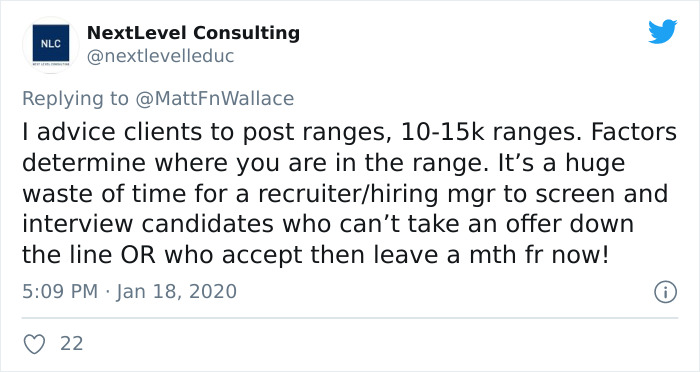 Guy Explains How Intrinsically Bad It Is That Job Postings Don't Always Mention The Pay, Goes Viral Guy Explains How Intrinsically Bad It Is That Job Postings Don't Always Mention The Pay, Goes Viral