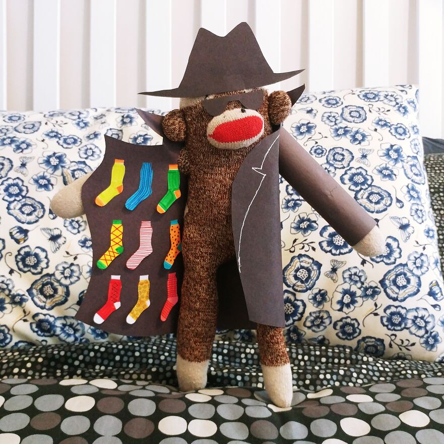 Covid-19-Entertainment-Husband-Sock-Monkey-Socky