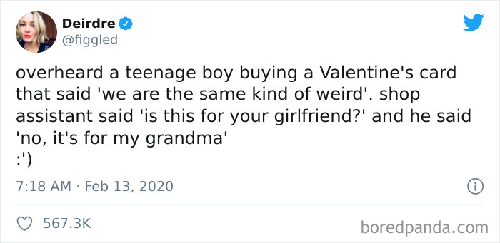 This Boy's Got His Priorities Straight