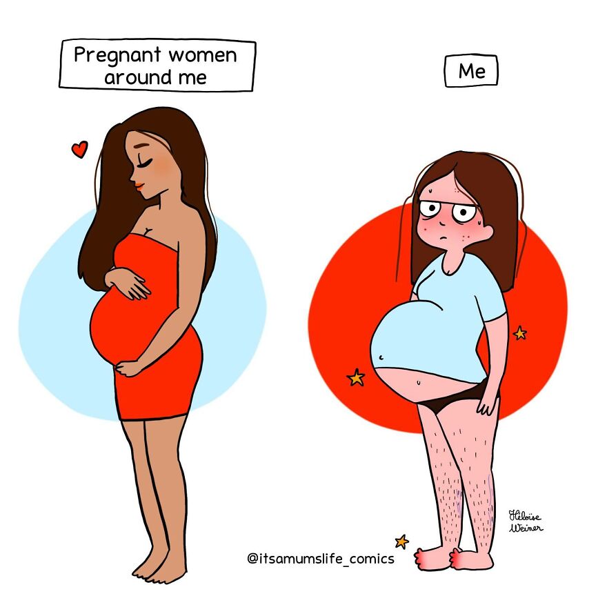 Pregnant Women Around Me vs. Me