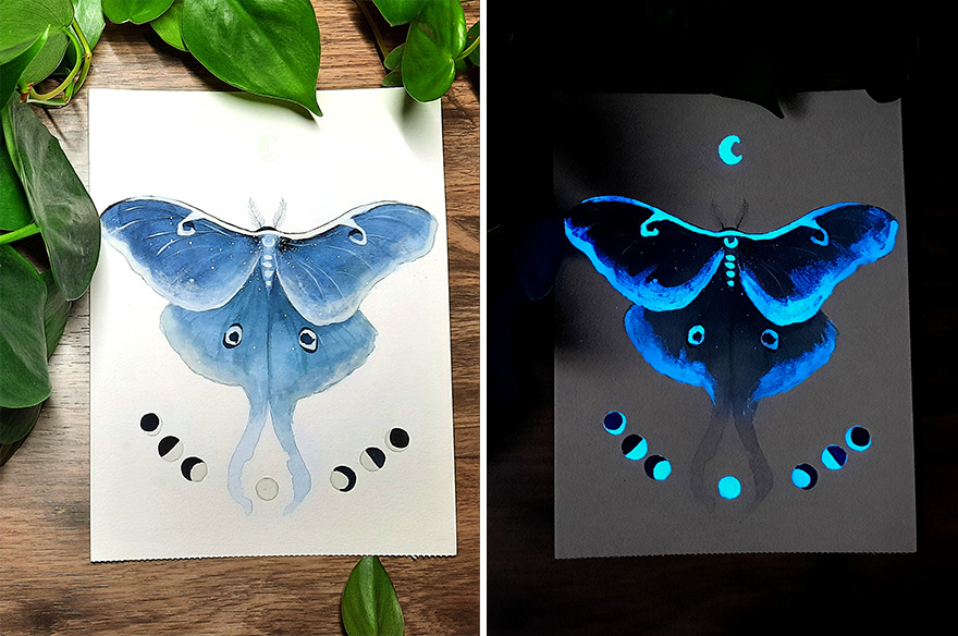 Glowy Moon Butterfly