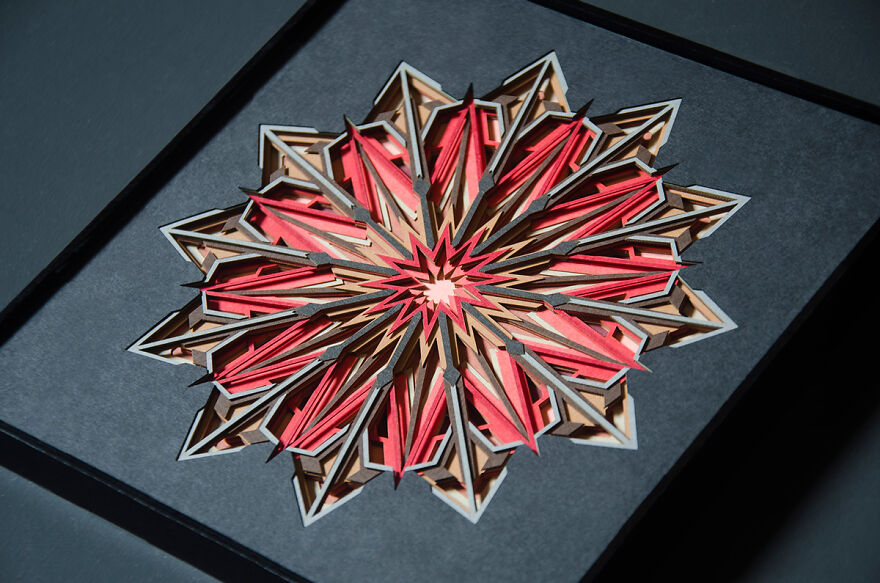 I Made Paper Artworks That Captured The Memories Of A Snowflake