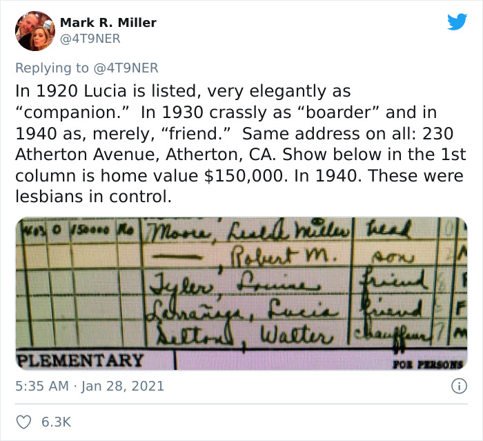 Guy Posts A 100 Y.O. Photograph That Reveals The History Of A Lesbian Relationship In His Family