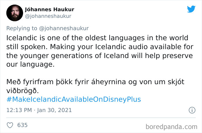 Disney+ Launched In Iceland Without Icelandic Dubbing, People Didn’t Like It So Much That Their Minister Sent A Letter To Disney About It Disney+ Launched In Iceland Without Icelandic Dubbing, People Didn’t Like It So Much That Their Minister Sent A Letter To Disney About It
