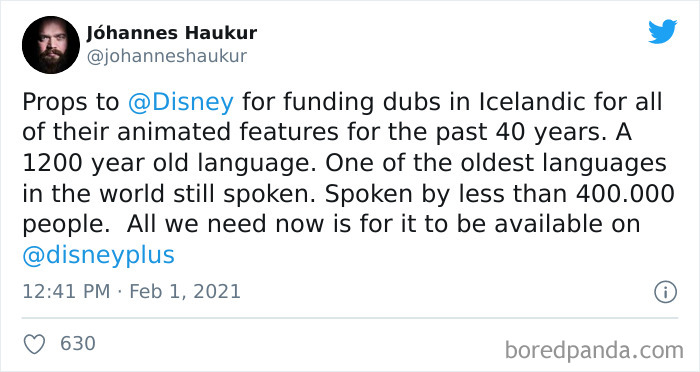Disney+ Launched In Iceland Without Icelandic Dubbing, People Didn’t Like It So Much That Their Minister Sent A Letter To Disney About It Disney+ Launched In Iceland Without Icelandic Dubbing, People Didn’t Like It So Much That Their Minister Sent A Letter To Disney About It