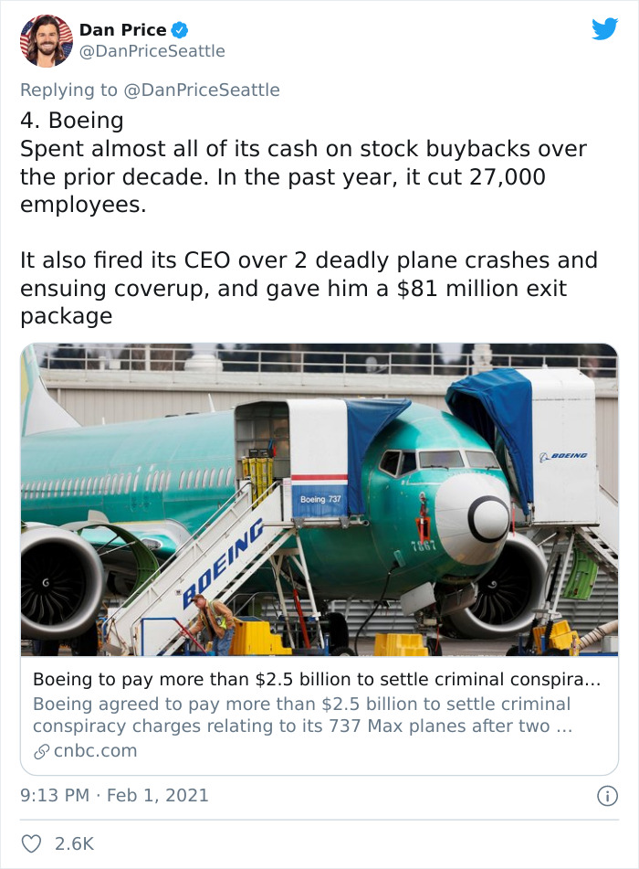 CEO Lists Examples Of The Rich Using The Stock Market To Screw Over The Poor, Says It Makes No Sense