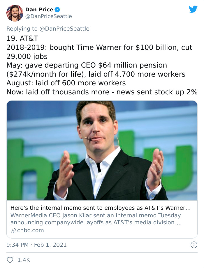 CEO Lists Examples Of The Rich Using The Stock Market To Screw Over The Poor, Says It Makes No Sense