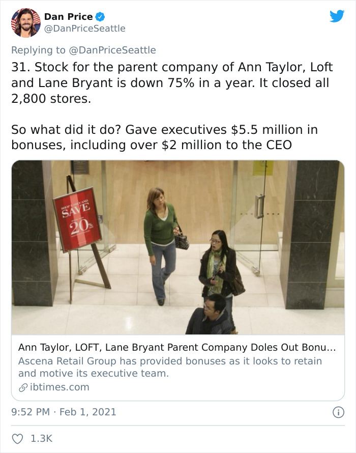 CEO Lists Examples Of The Rich Using The Stock Market To Screw Over The Poor, Says It Makes No Sense CEO Lists Examples Of The Rich Using The Stock Market To Screw Over The Poor, Says It Makes No Sense