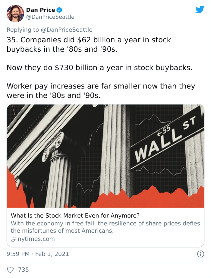 CEO Lists Examples Of The Rich Using The Stock Market To Screw Over The Poor, Says It Makes No Sense