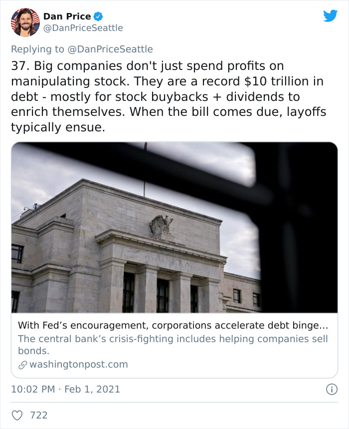 CEO Lists Examples Of The Rich Using The Stock Market To Screw Over The Poor, Says It Makes No Sense