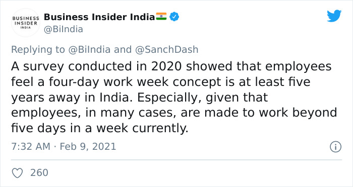 People Are Saying India's Idea Of 4-Day Work Week Is 'Rubbish' As They Expect People To Work 12 Hours Per Day People Are Saying India's Idea Of 4-Day Work Week Is 'Rubbish' As They Expect People To Work 12 Hours Per Day