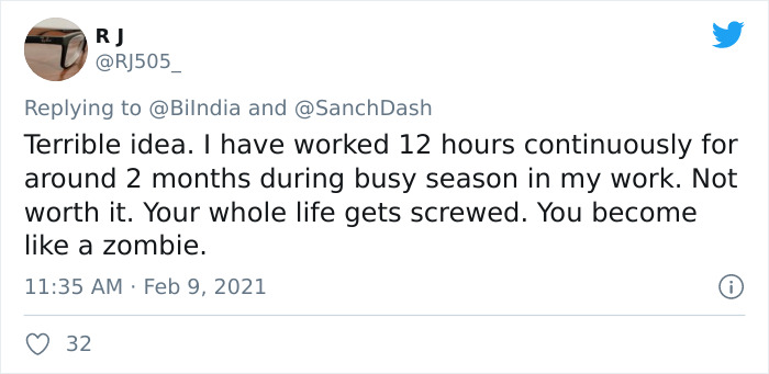 People Are Saying India's Idea Of 4-Day Work Week Is 'Rubbish' As They Expect People To Work 12 Hours Per Day