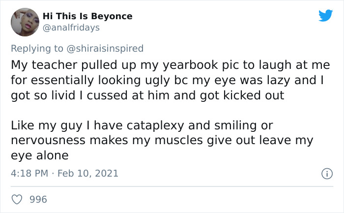 Unnecessarily-Ableist-Thing-Teacher-Did-Thread