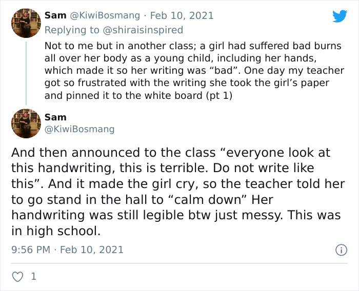 Unnecessarily-Ableist-Thing-Teacher-Did-Thread
