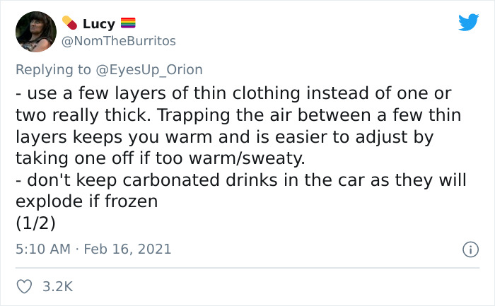 People From Places That Have Harsh Winters Are Sharing Tips For Texas On How To Deal With The Current Situation People From Places That Have Harsh Winters Are Sharing Tips For Texas On How To Deal With The Current Situation