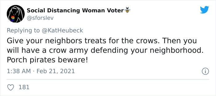 Woman Shares How Feeding And Creating An 'Army Of Crows' Near Her House Possibly Saved This Neighbor's Life Woman Shares How Feeding And Creating An 'Army Of Crows' Near Her House Possibly Saved This Neighbor's Life