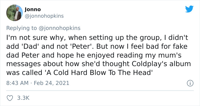 Man Shares Story Of Random Guy Being Added To His Family Chat Instead Of His Actual Dad, 78K Tweeters Are Cracking Up Man Shares Story Of Random Guy Being Added To His Family Chat Instead Of His Actual Dad, 78K Tweeters Are Cracking Up