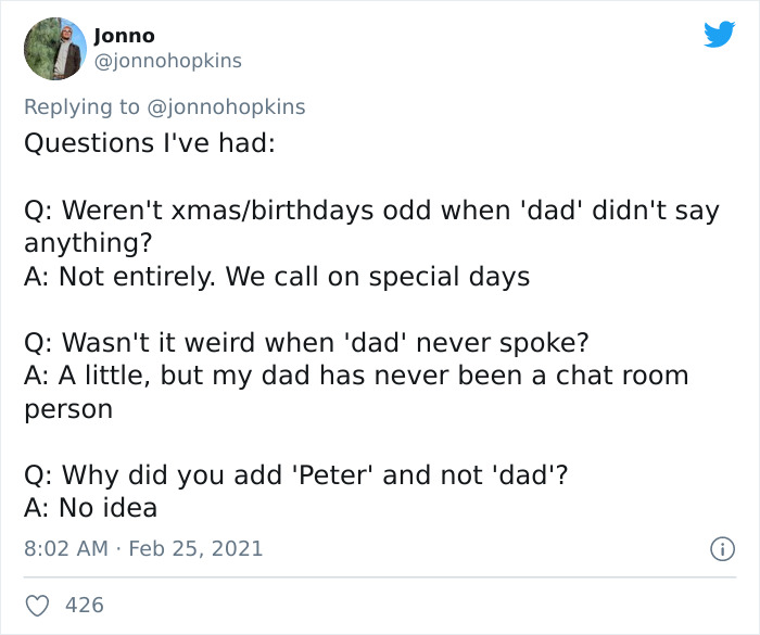 Man Shares Story Of Random Guy Being Added To His Family Chat Instead Of His Actual Dad, 78K Tweeters Are Cracking Up Man Shares Story Of Random Guy Being Added To His Family Chat Instead Of His Actual Dad, 78K Tweeters Are Cracking Up